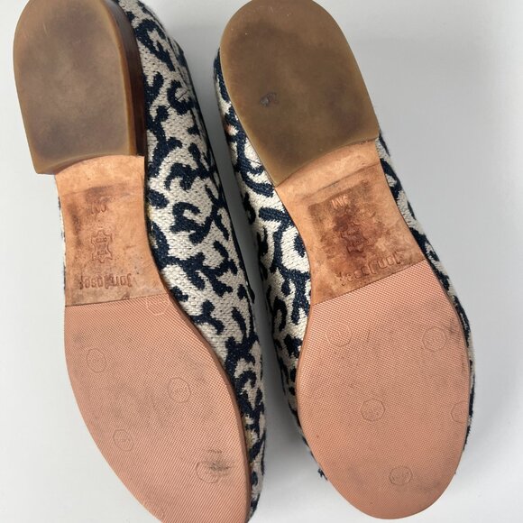 Jon Josef "Gatsby" Loafer Slipper in Blue and Ivory Coral Design SZ 9 - Picture 8 of 8